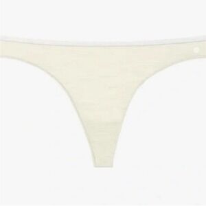 NWT allbirds Trino Thong Underwear Panties Nimbus White Wool Blend‎ size 3X